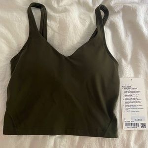 NWT Lululemon Align Tank. Size 2